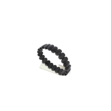 Stretch Bracelet Natural Black Onyx Gemstone Beads Stone Adjustable Unisex E155